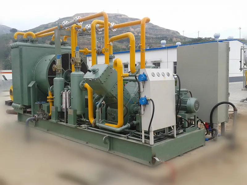 LNG-BOG recovery compressor for nature gas filed