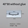 40*80mm without glue