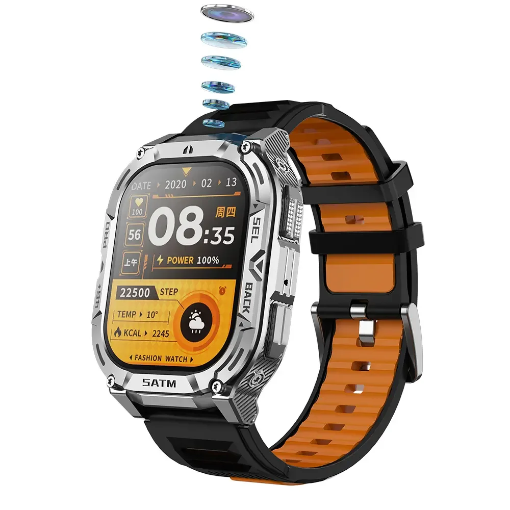 Top Android 4G Smartwatch AMOLED HD Video Call WIFI GPS APP Market NFC IP67 Men Watches aperçu 2