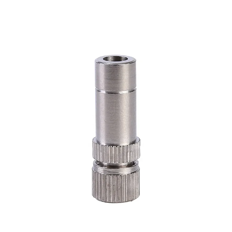 Low Pressure Cooling Dedusting Micro Water Atomizing Nozzle Quick Plug Two/three Section Greenhouse Misting Fog Jet Nozzles