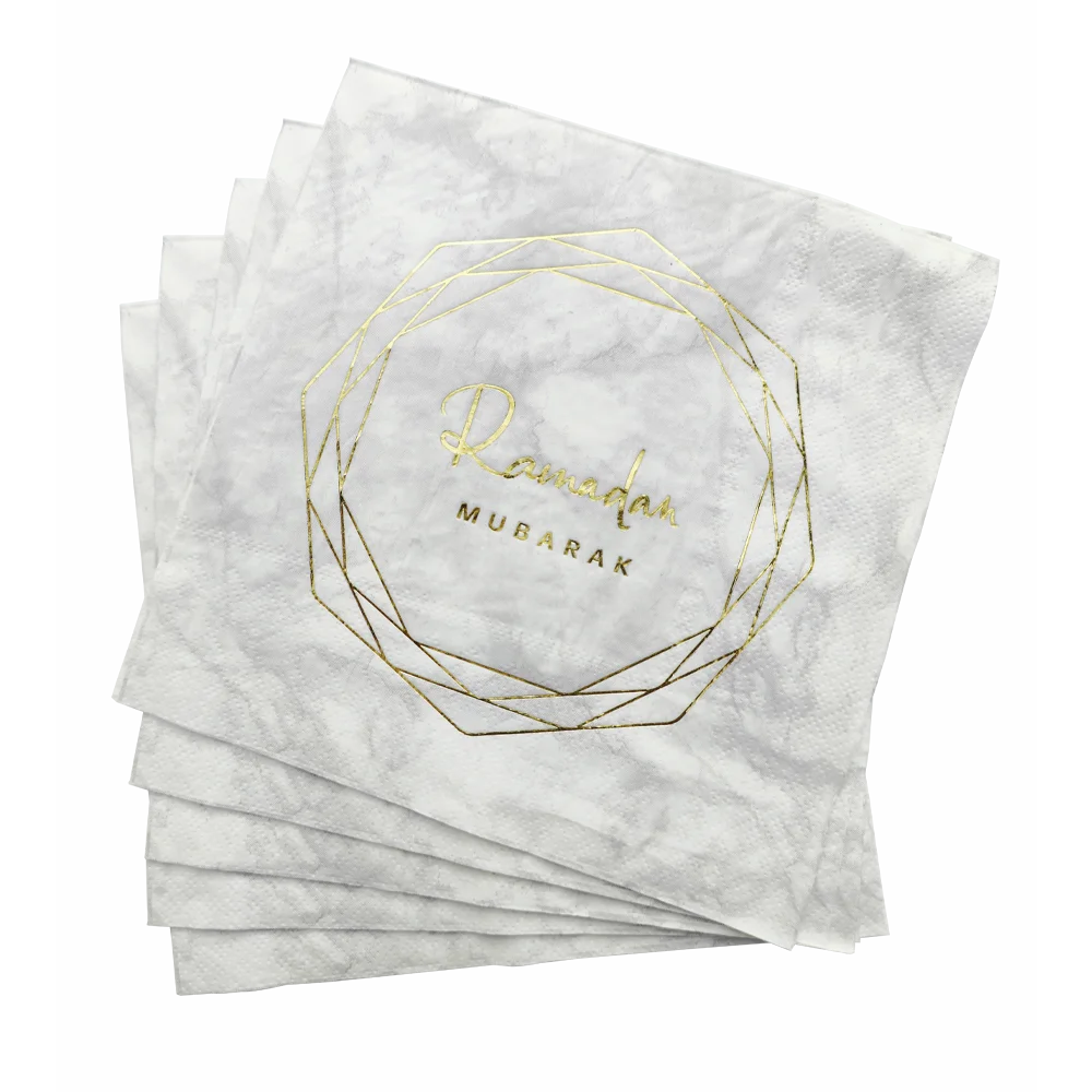 Islam Festival Eid Umrah Decoration Disposable Ramadan Mubarak Cups