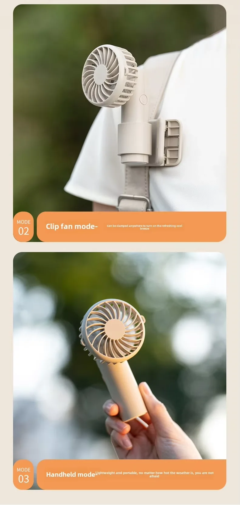 Table Fan, Portable, 5 V, Battery - detail 18