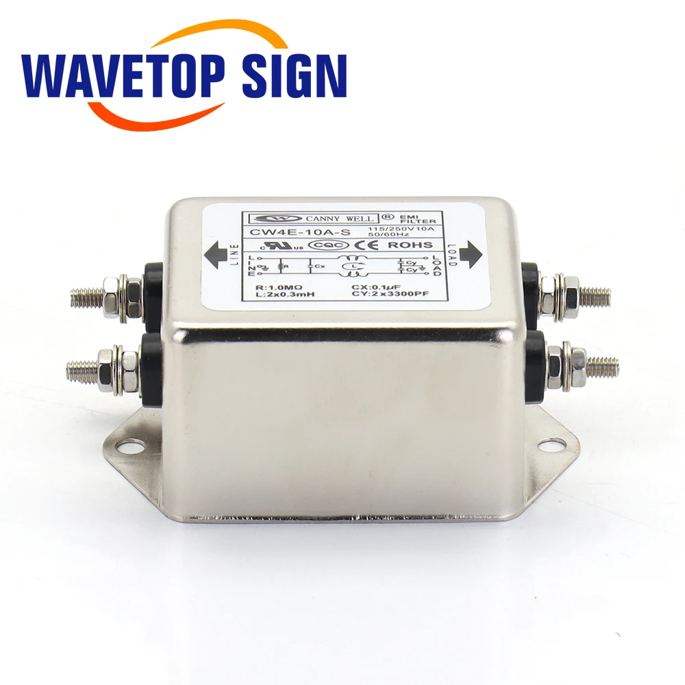 115V/250V 50/60Hz CW4EL2-30A-S Single Phase EMI Filter Power Filter