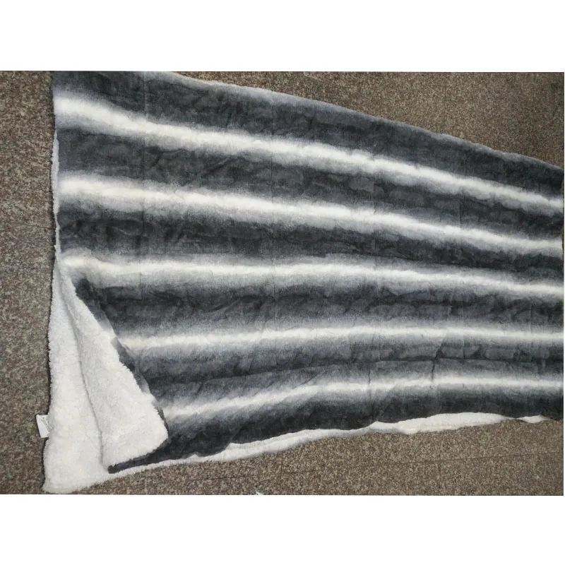 Fluffy Soft Solid Fleece Throw Blanket Anti Dust Mite Sherpa Plush Warm Faux Fur Thick Knitted 100% Polyester Customizable