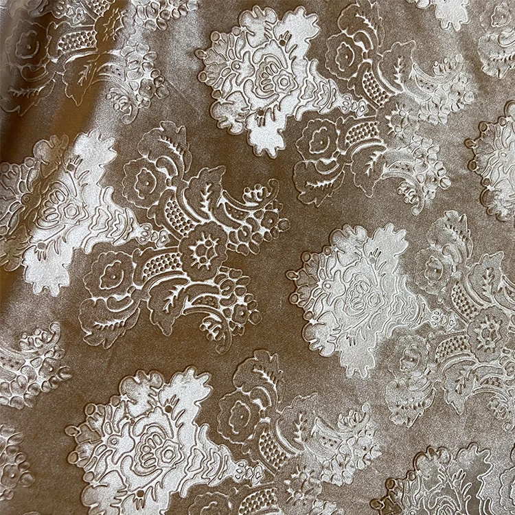 Free Sample Factory Supply 100% Polyester Embossed Auto Interior Latest Velour Upholstery Velvet Embossed Fabric