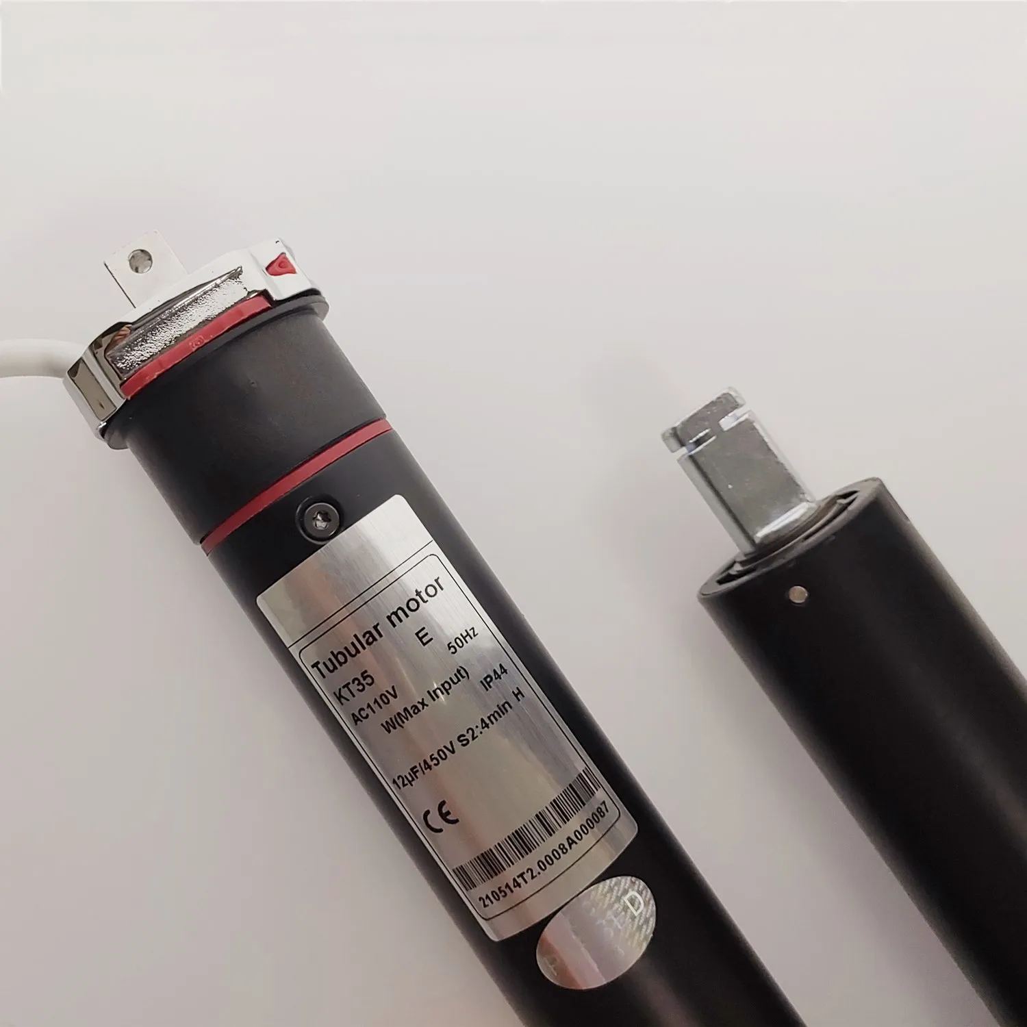 KECO Electric Rolling Curtain Motor KT35-10/17-E with Radio Frequency Receiver and Dry Contact for Automation Roller Blind