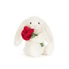 Holding the rose rabbit 31cm-fun collection with three standard