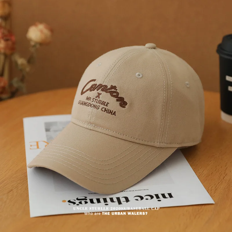 Big Head Size Baseball Cap Soft Top Sunshade Peaked Cap Face Slimming Casual Hat for Men Women Daily Wear