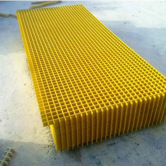 FRP GRP Grating Frp Deck Grating Fiberglass Floor Grills Glass Fiber Reinforced Plastic Molded Grille