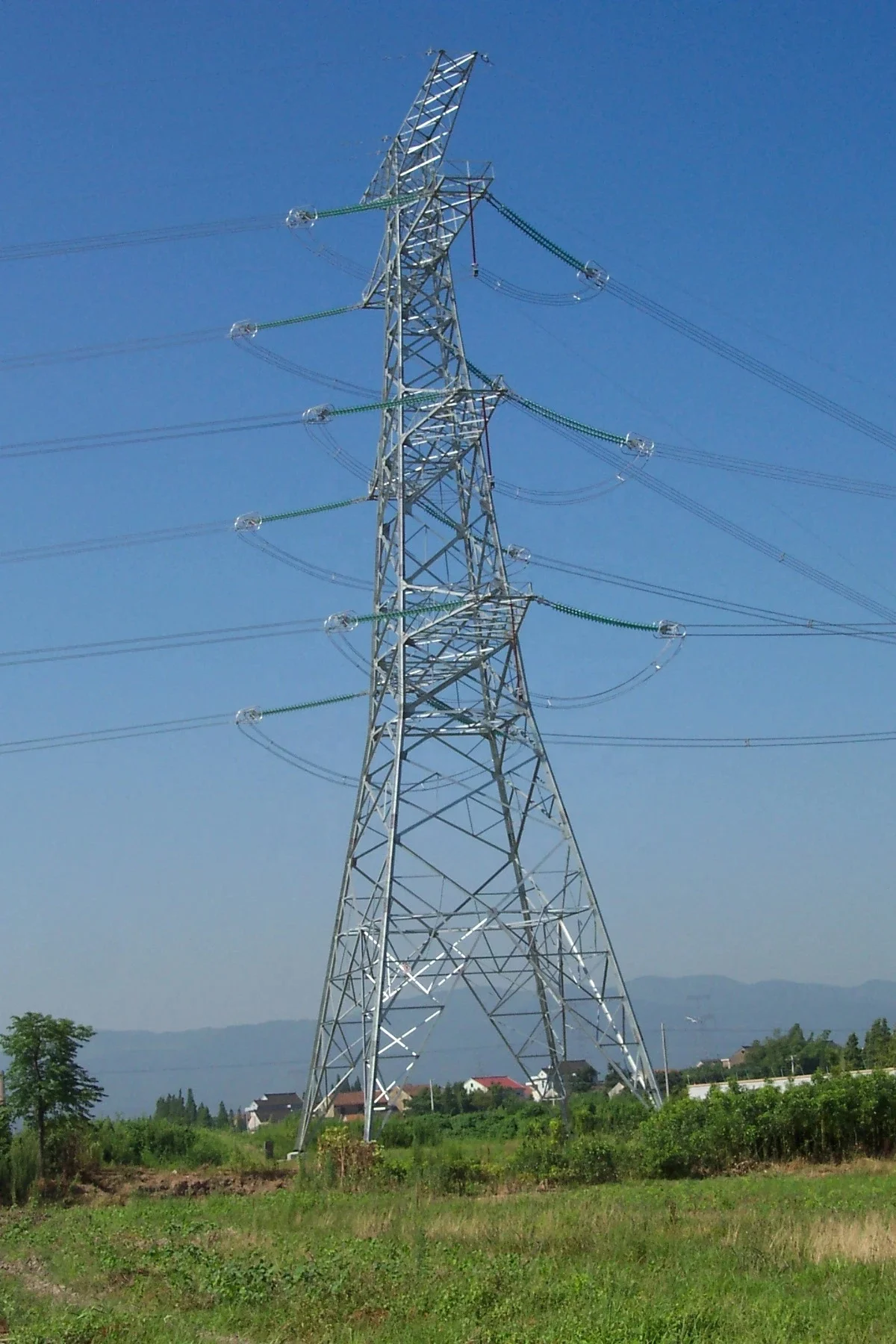 400kva power transmission line angular tower