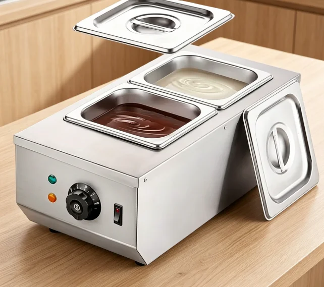 TEBAK Commercial Chocolate Melting Machine with Constant Temperature Control | New Arrival, Smooth & Even Melting