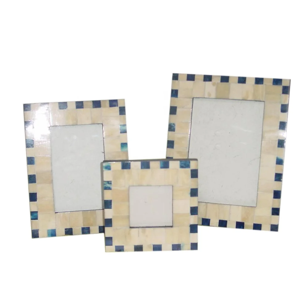 Bone & Horn Picture Photo Frame 4x6 5x7 3x3 Fashionable Trending Design New Arrivals Shadow Frame