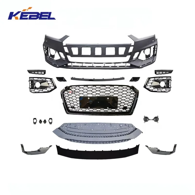 Auto Body Kits Upgrade Modification Plastic Car Bumpers with Auto Grilles High Quality Bumper Support for Audi A5 2017