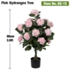 90cm(3.0ft) Pink Hydrangea Tree