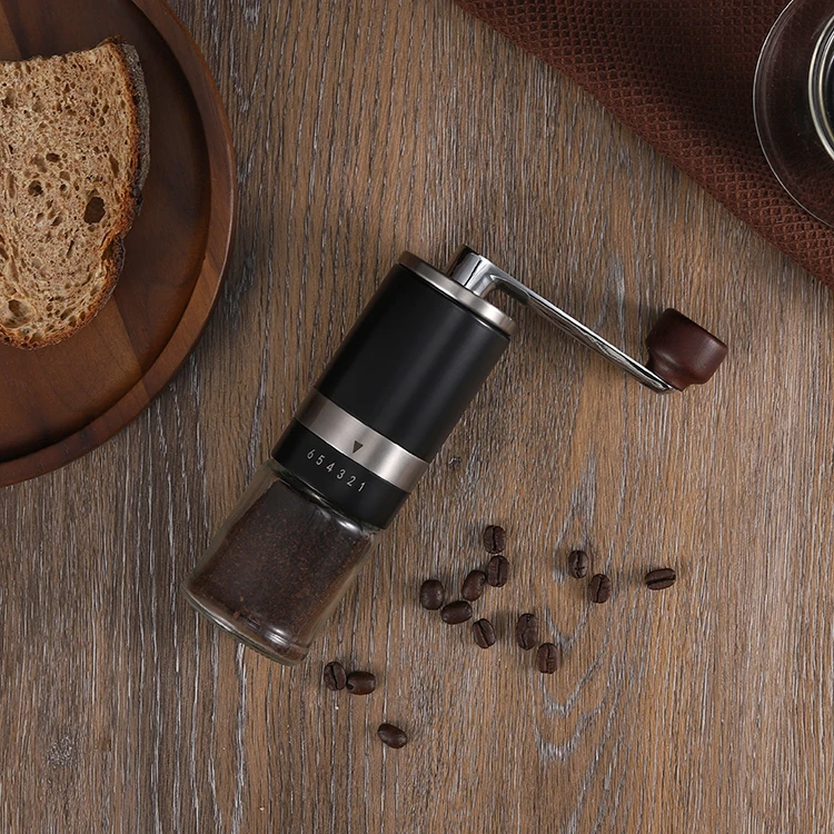 Высококачественные кухонные приспособления топ продаж Керамическая ручная кофемолка с корпусом из нержавеющей стали 304
