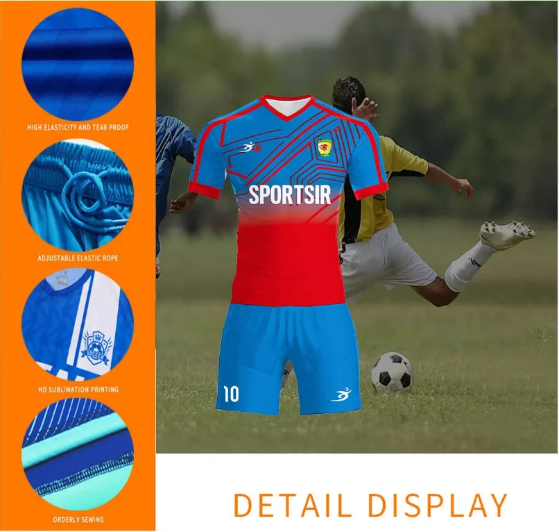 Manufacture Custom Uniform Sport Training Soccer Wear Football Jersey