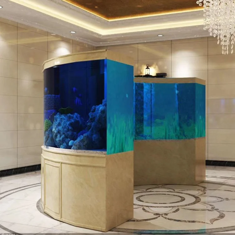 透明アクリル製大型長方形水槽セット | Leyuの環境に優しいアクアリウム