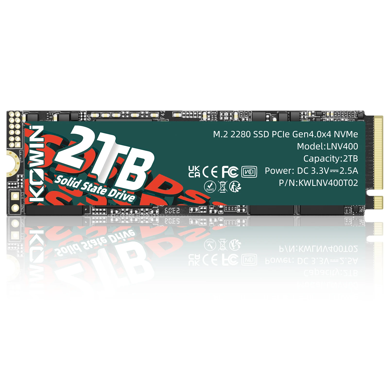 Kowin pcie gen 4 0x4 nvmetm m 2 2280 shock resistance 512gb 1tb 2tb ssd
