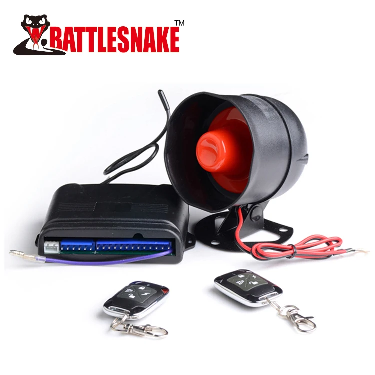 Universal One Way Car Alarm System Siren Remote Control Car Alarm System Security With Key for Car