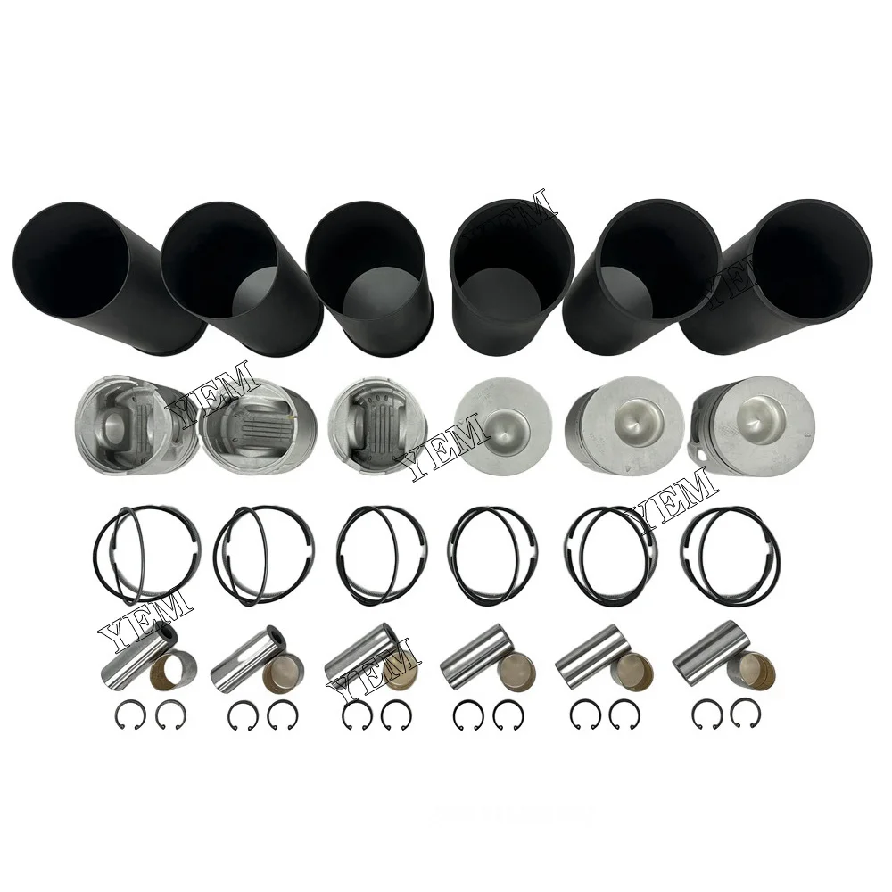 6D17 Cylinder Liner Kit for Mitsubishi Engine Rebuild Kit 5