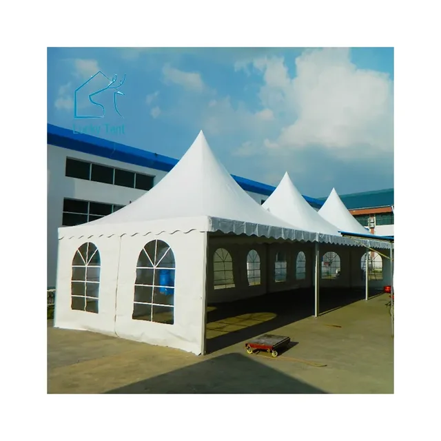 5X5 6*6m Pagoda Tent Square Reception Tent 20ft x 20ft Outdoor Pagoda Tent Marquee For Events Party