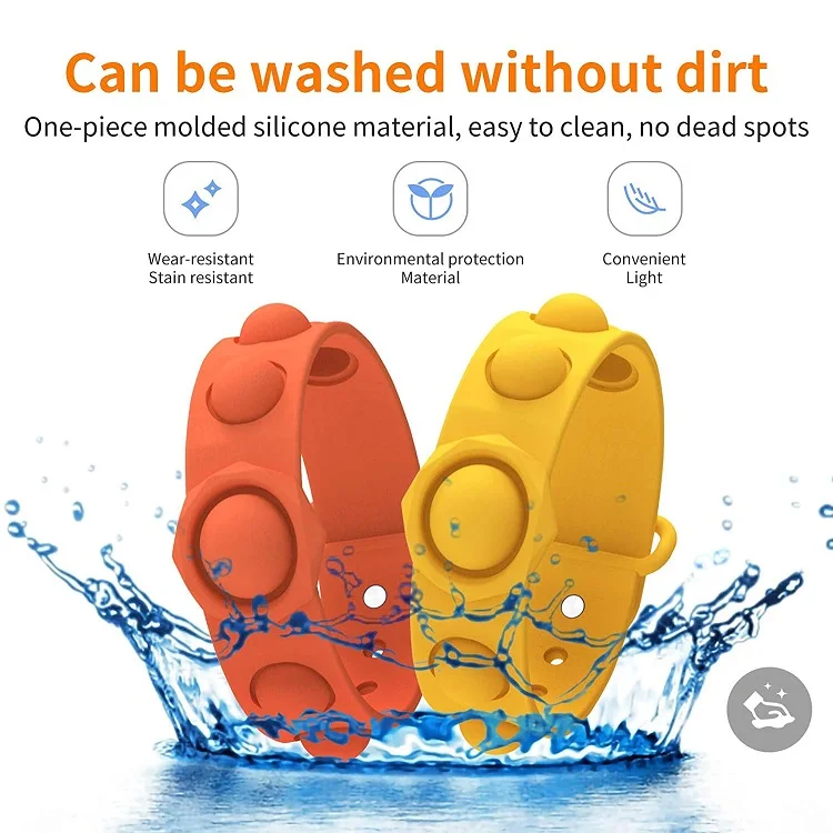 2021 Последний Новый пуш-ап пузырь сенсорная Непоседа игрушки для снятия стресса пузырь браслет игрушка Беспроводные сенсорные браслет Непоседа браслет