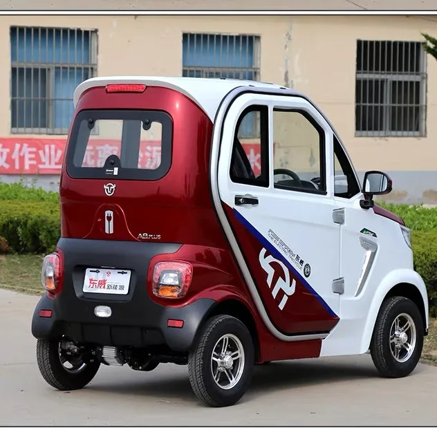 Newest 4-Seater Mini Electric Car Chinese New Energy 4-Wheel Pickup Automatic Gearbox Left Steering-Popular 4-Wheel Electric Car