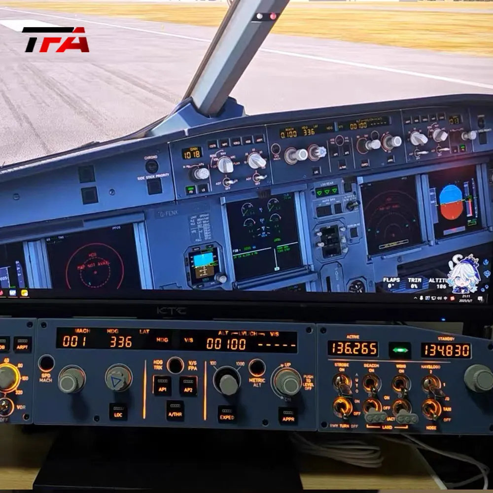 EFIS Control Panel 航空機シミュレーター用 Airbus A320 Right Efis Control Panel Simulated Flight Game