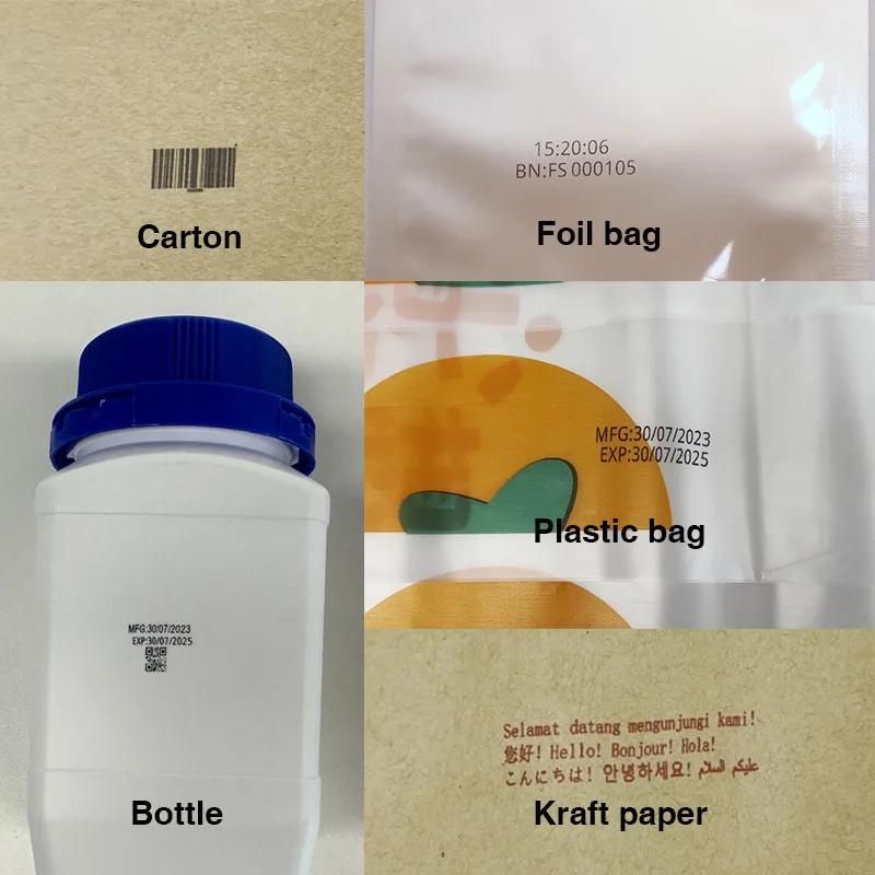 Inkjet Printer Gun Date Coder Batch bar Expiry Date Coding Printer Thermal Hand Held Printer Portable Handheld Inkjet