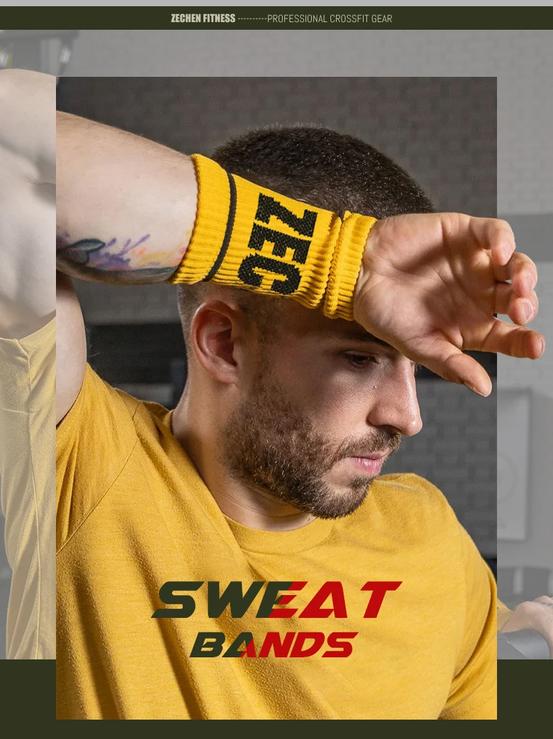 Wrist Sweatbands Multiple Colors Sweatbands With Logo Crossfit
