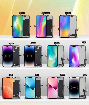 Original OLED Display LCD Screen Replacement for iPhone 5 6 7 8 X 11 12 13 Pro Max 1-Year Warranty"