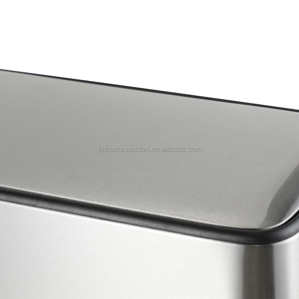 Black Fingerprint Proof Stainless Steel 2in1 Dual Compartment Step Recycle Can Bin 40l Buy