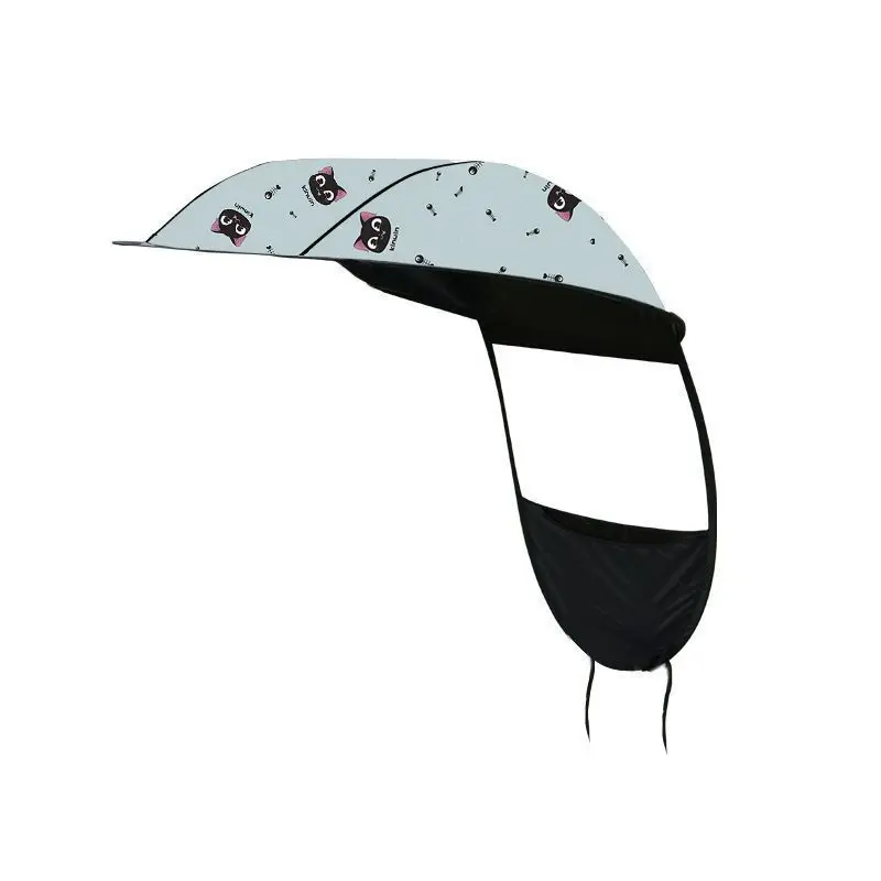 Hot Selling Durable All Weather Shockproof Anti Slip Motorcycle Umbrella