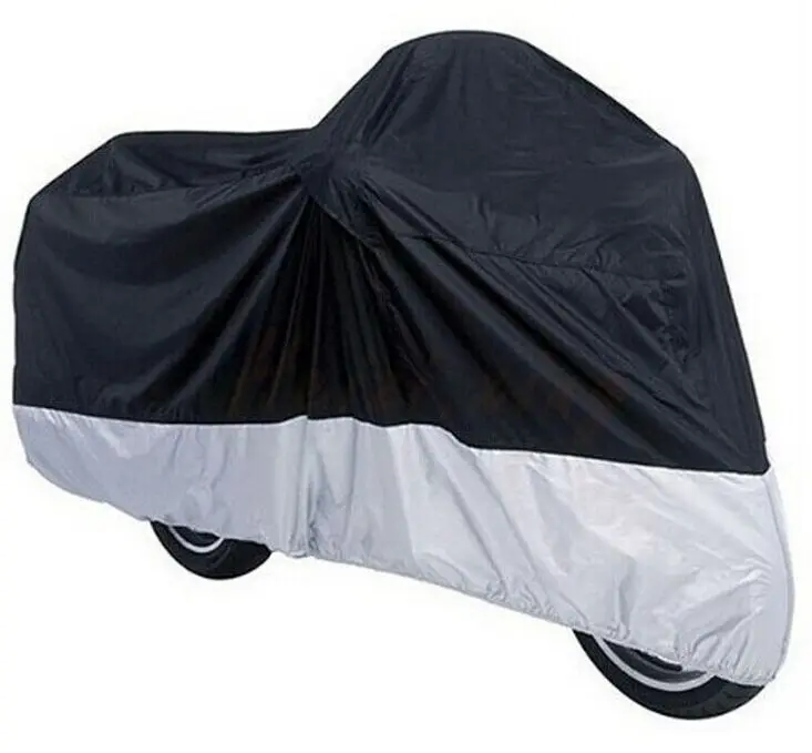 
 Чехол для мотоцикла 210D Oxford, водонепроницаемый чехол для мотоцикла, защита от пыли, дождя, снега, УФ-лучей, с отверстиями для замка  