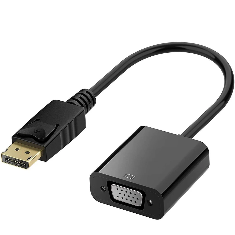 Dp Male To Vga Female Short Cable 0.15m 