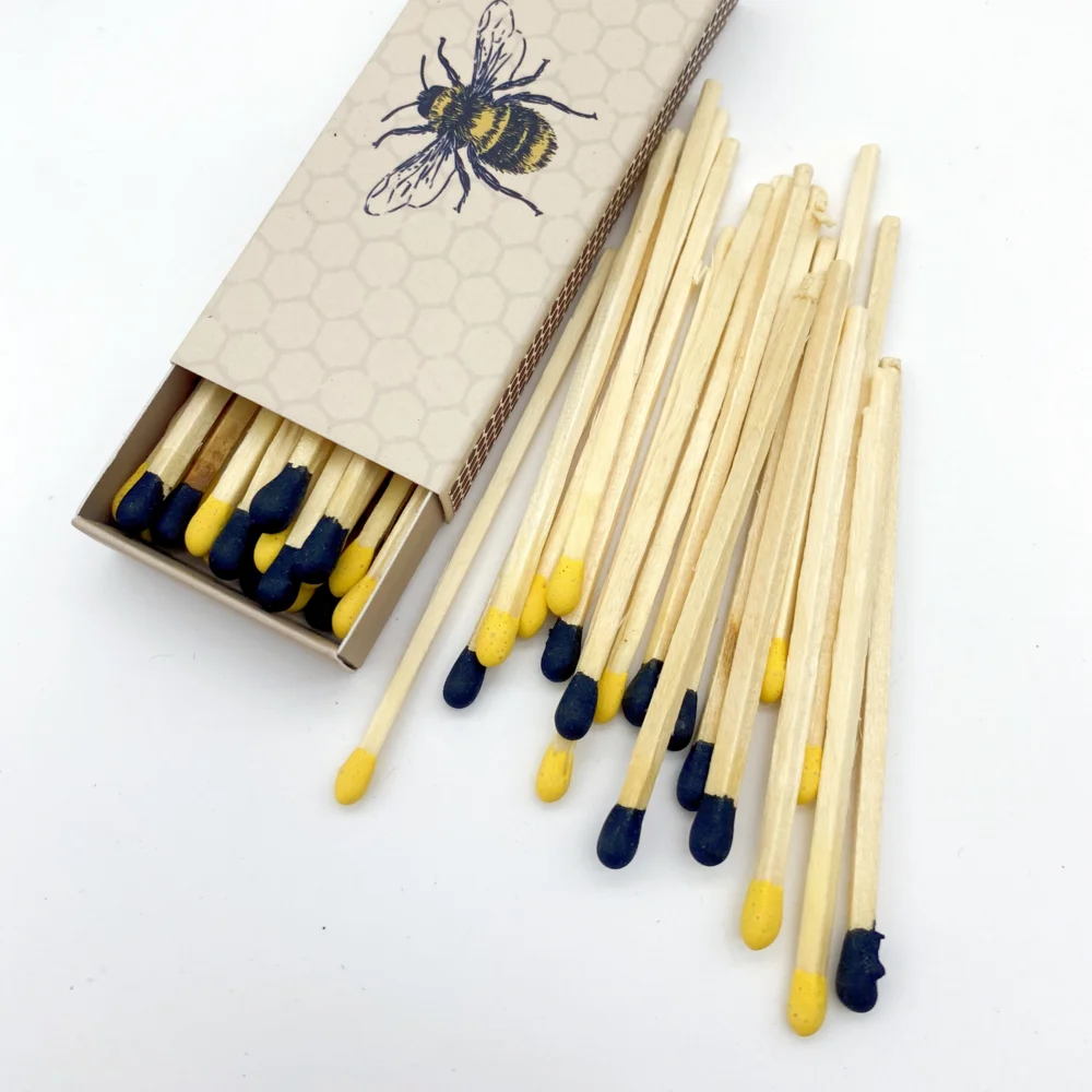 Private Label Custom Candle Use Wooden Stick Matches Safety Matchbox Household Candle Matches