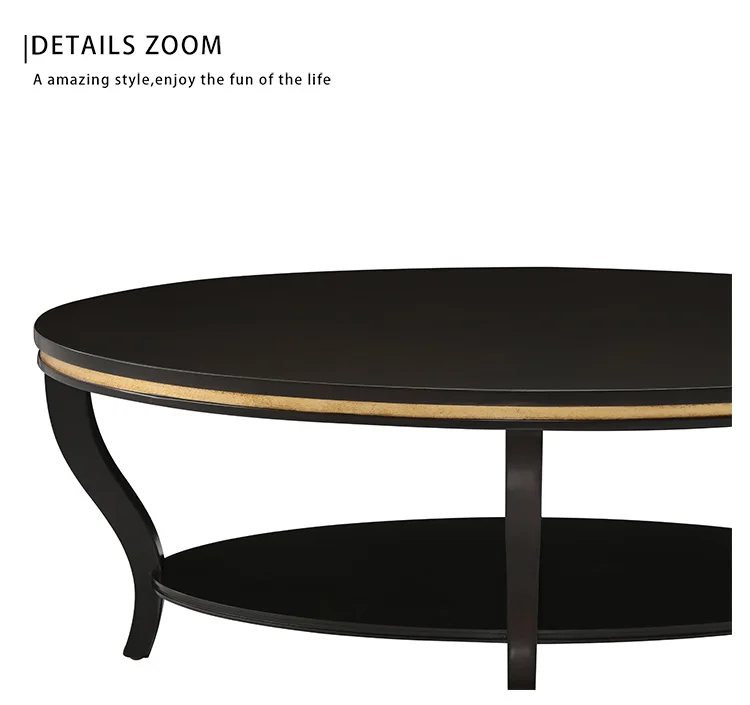 Round Coffee Table Round Tea Table For Living Room Wood Coffee Table