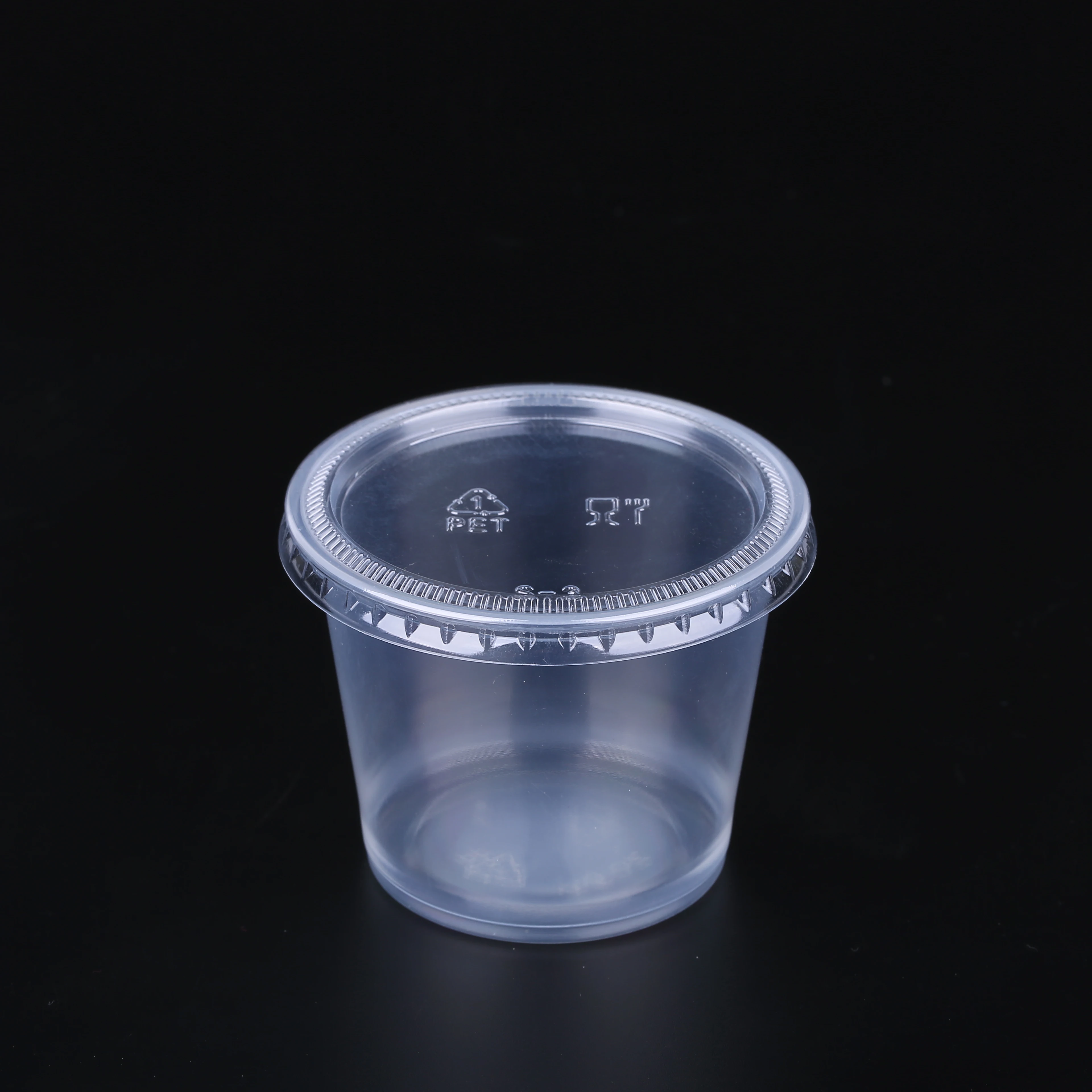 0.75oz~5.5oz Pet/PP Portion Cup Sauce Cup Tasting Plastic Cup Pot with