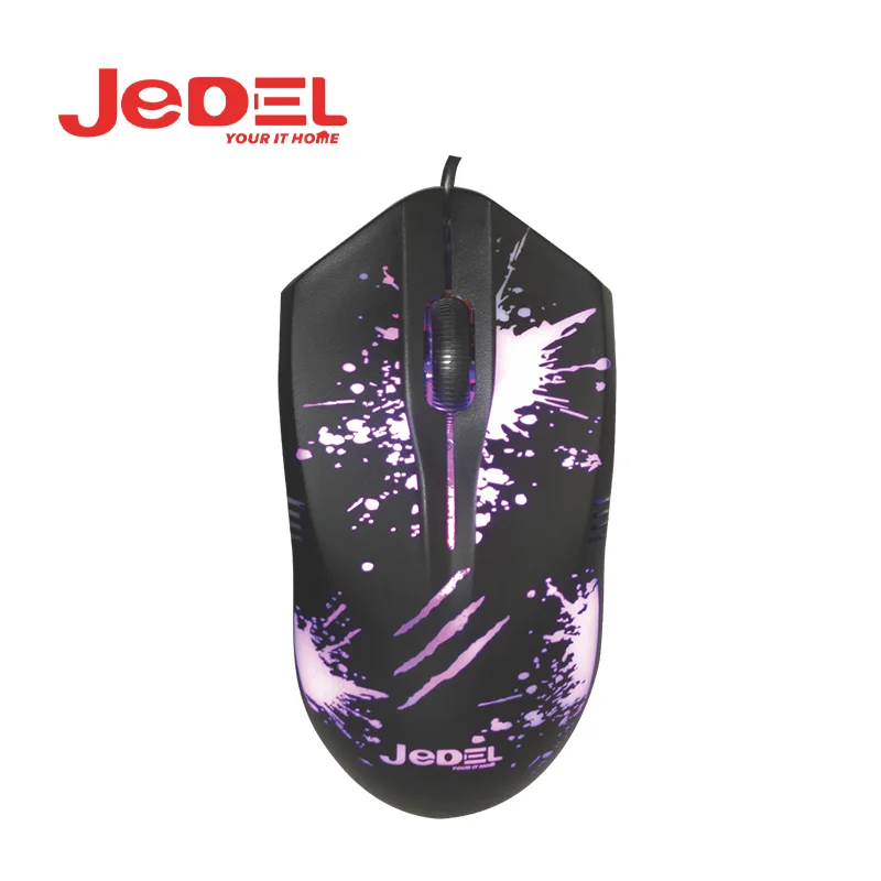 Novelty  3D Plastic LED Lighting Changing Colors Jedel GM 850  Laptop  Computer Accessories Cheap Price Usb Wired  Mouse
