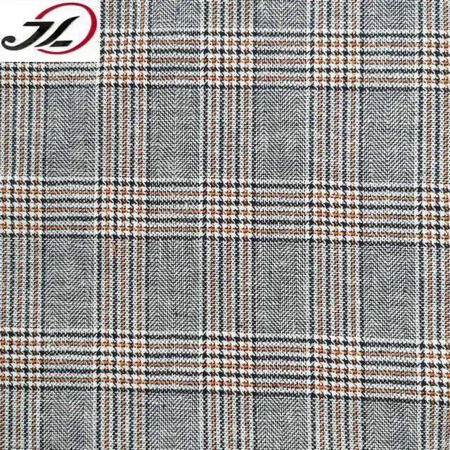 Оптовая продажа льняная хлопчатобумажная пряжа крашеная ткань для