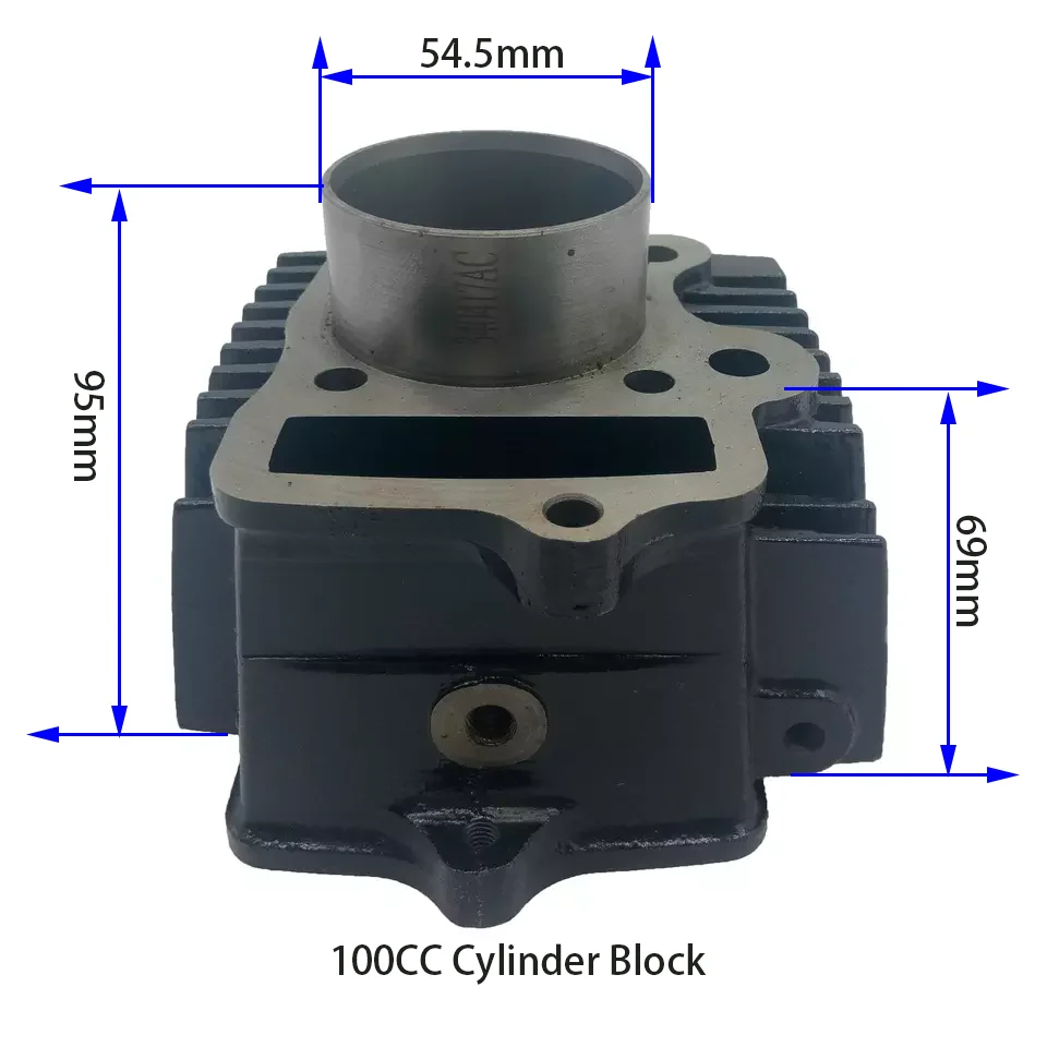 オートバイエンジン部品鉄シリンダーブロック100CCオートバイ用50mm