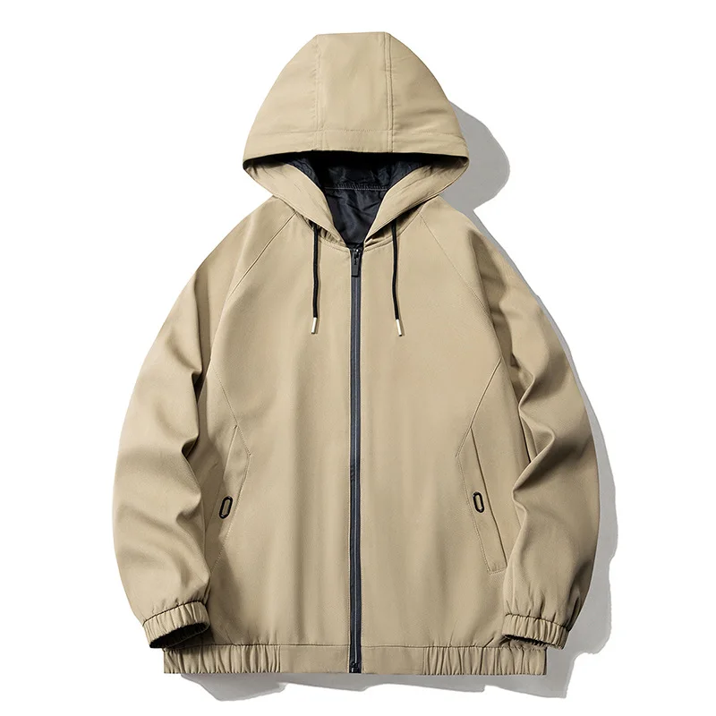 Wholesale Custom Outdoor Wear Hooded Mens Zip Up Jacket Windbreaker ...