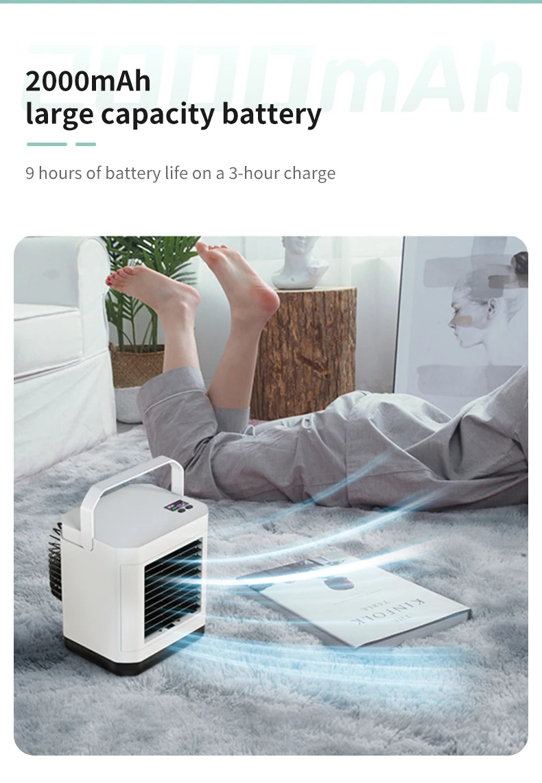 Portable Mini Air Conditioner, USB, Battery - detail 22
