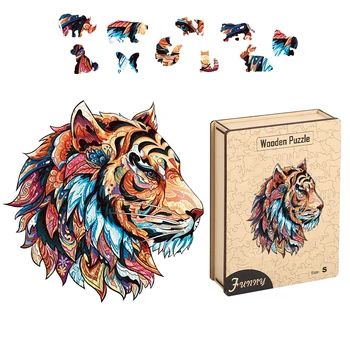 Jigsaw Puzzles For Wooden Animals Amazon Adult Wood Puzzles Animal 3d ...