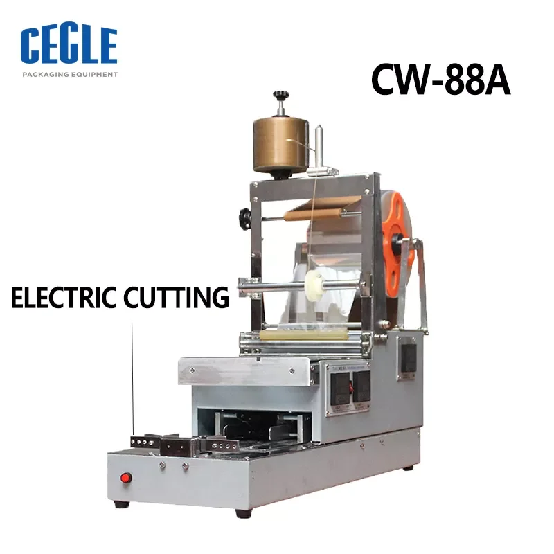 CW-88/CW-88A Semi Automatic Perfume Box Overwrap Machine,Cellophane Wrap Machine Perfume Box
