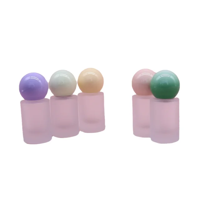 High-Grade 15ML Frosted Glass Perfume Bottle with Bayonet Portable and Fine Cosmetics Spray Bottle