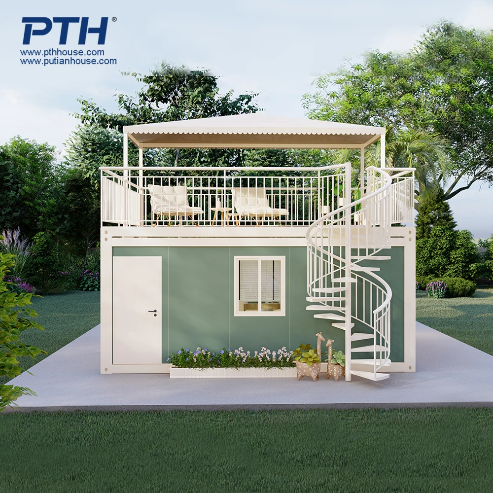 PTH Modular Prefabricated House Balcony Tiny House Detachable Container Homes Prefab Houses