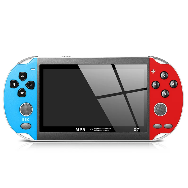 X7 Plus TV Video Handheld Console Portable Hand Held Classic Video Handheld Game Player with AV Cable and Camera