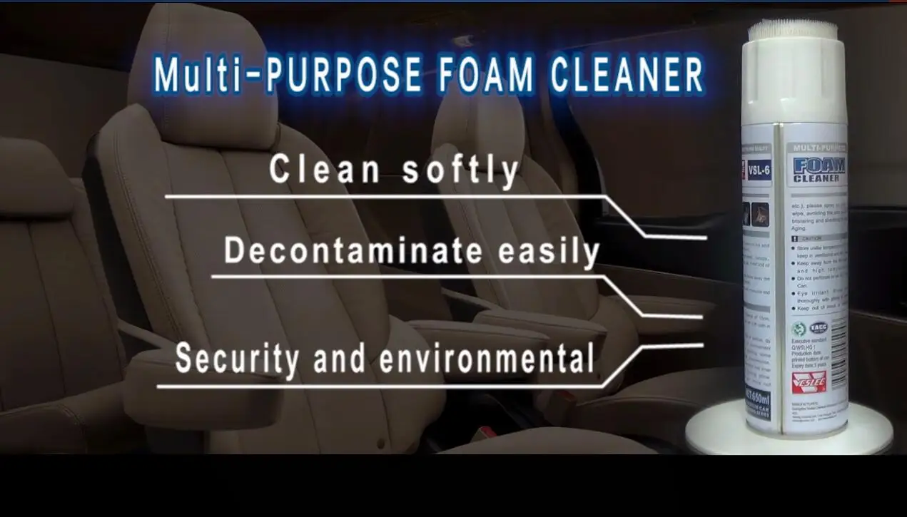 OEM Provided Auto Upholstery Sofa Multiple Stains Cleaning Spray Care Multifunctional Foam Cleaner