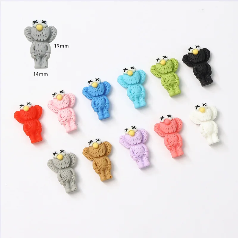 New Smaller Kawaii Cartoon Cute Sesame Street Character Nail Decoration ...